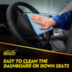 HOMEXCEL Blue Microfiber Cleaning Cloth 50 Pack, 12.5 x 12.5 inch Microfiber Towels for Cars, Ultra Absorbent Car Washing Cloth, Lint Free Streak Free Cleaning Rags for Car, Kitchen, and Window