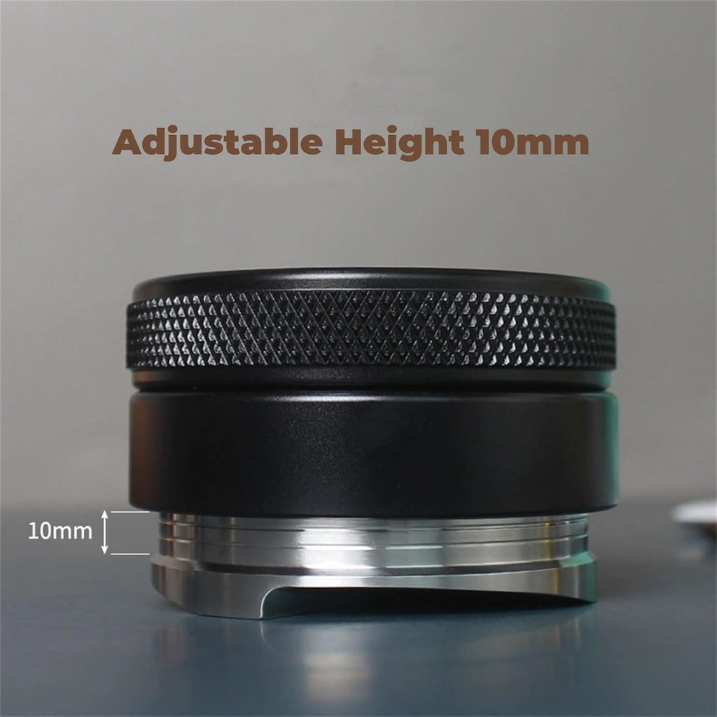 58mm Coffee Tamper & Distributor Set, 58mm Espresso Tamper Set with Stainless Steel Flat Base, Calibrated Spring Loaded Tampers Set with Cleaning Brush, Breville Espresso Accessories Kit