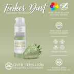 Bakell - Olive Green Tinker Dust (4g, 1x Mini Spray Pump) Edible Glitter for Food, Desserts, and Beverages!