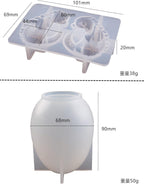 2 Pack Dinosaur Silicone Mold - Resin Candle & Easter Egg Mold - Animal & Cartoon Mold for Home Decoration