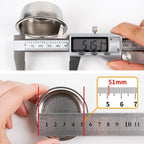 watchget 51mm Espresso Paper Filters - 500 Pcs Replacement Unbleached Coffee Filter Papers for 51mm Portafilter Baskets, Espresso Machines, Coffee Maker Accessories