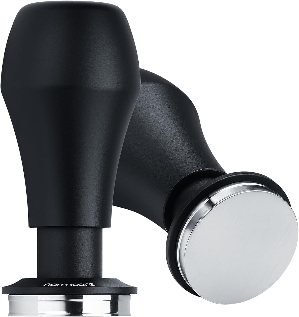 Normcore 39mm Espresso Tamper V4, Barista Coffee Tamper, Spring Loaded Tamper With Stainless Steel Flat Base, Compatible with Flair Classic, Flair Signature, NEO Flex, Black