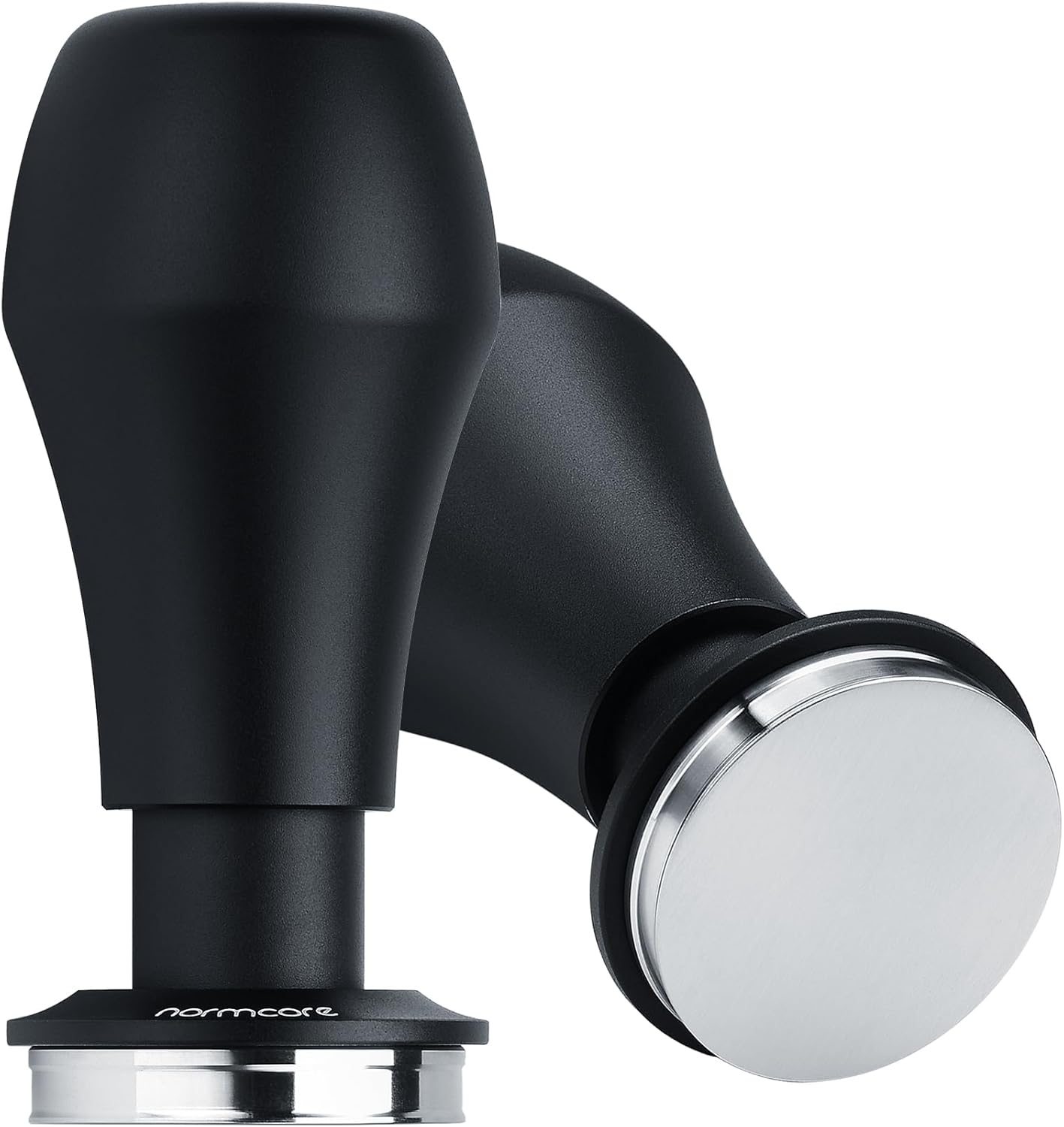 Normcore 39mm Espresso Tamper V4, Barista Coffee Tamper, Spring Loaded Tamper With Stainless Steel Flat Base, Compatible with Flair Classic, Flair Signature, NEO Flex, Black