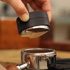 Flexzion Espresso Distribution Tool 51mm Coffee Leveler, Adjustable Depth and Universally Compatible Espresso Leveler for 51mm Portafilters and Espresso Machines