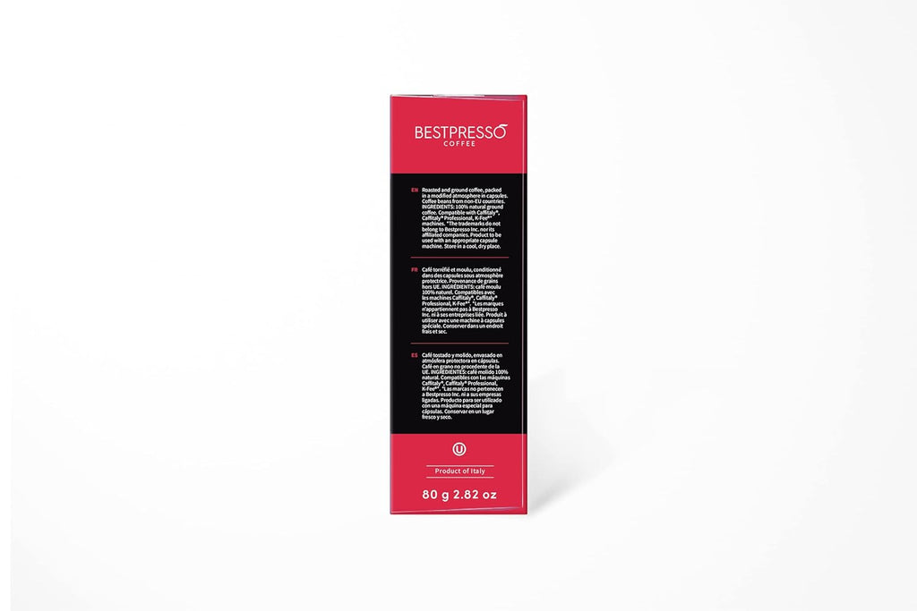 Bestpresso Coffee capsules compatible with Starbucks Verismo, Caffitaly, CBTL, K-fee systems 80 Pods (Verona)