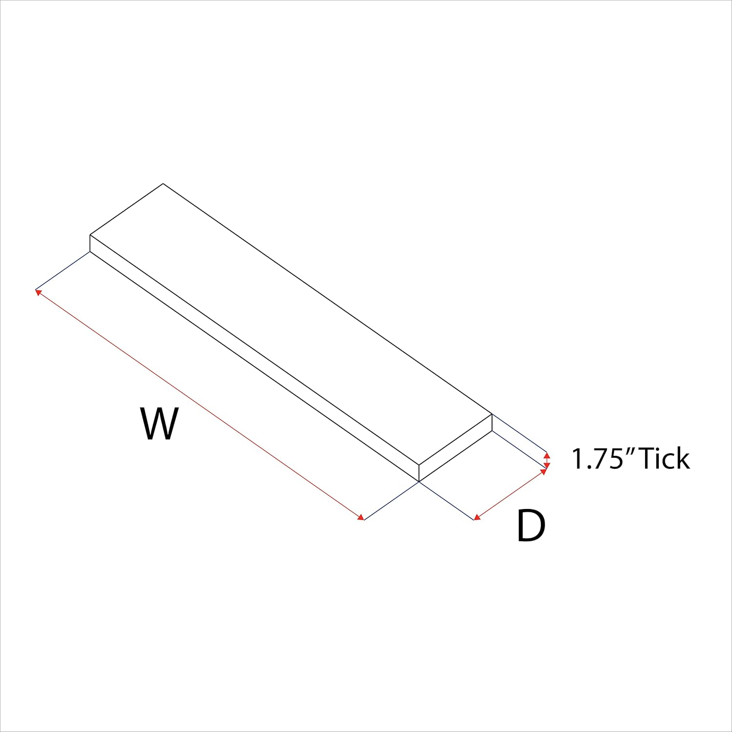 URBANDI, Rustic Floating Shelves, Set of 2, Hidden Bracket, Solid Wood, Heavy Duty, Wall Mounted Shelves, (Dark Brown, 24Wx12D)