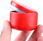 12 Pcs Mini Airtight Metal Tea Tins Food Storage Container Decorative Metal Canisters for Tea Coffee Spices Candy Crafts Gift Favors Party Decor (2.1x1.6 Inches 0.7oz)