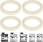 4 Pcs 54mm Silicone Steam Ring Replacement Gasket for BrevilleEspressoMachine878/870/860/840/810/500/450/Sage 500/870/875/880/810/878, No BPA Grouphead Gasket