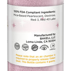 Bakell - Soft Pink Tinker Dust (4g, 1x Mini Spray Pump) Edible Glitter for Food, Desserts, and Beverages!