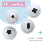 Sweets Indeed Frosting Kit plus Sprinkles Frosting Tubes nozzles 11.71 ounces Perfect for baking and cookie decoarting (Monster Mash)