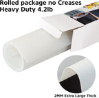 Silicone Mat Heat Resistant Mats for Countertop, Multipurpose Large Silicone Mats for Crafts Kitchen Workbench Size 48x24 inches Thick 2mm,Rolled Package,Translucent