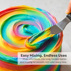 Chefmaster Ivory Liqua-Gel® Food Coloring | Vibrant Color | Professional-Grade Dye for Icing, Frosting, Fondant | Baking & Decorating | Fade-Resistant | Easy-to-Use | Made in USA | 2.3 oz