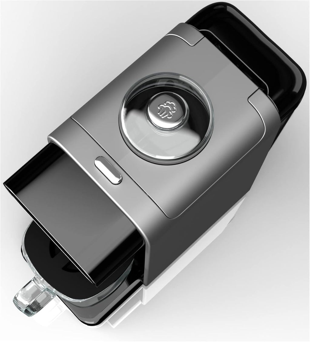 ChefWave Milkmade Non-Dairy Milk Maker (Black/Silver) with Handheld Milk Frother (2 Items)