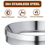 Magnetic Stainless Steel Espresso Dosing Funnel for 58mm Portafilter