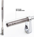 Matte 6.5 oz Yerba Mate Gourd and Bombilla Set - Includes DS Pro Box - BPA Free Yerba Mate Set Kit with Mate Straw, Elegant Design, Non-Slip Base (White)