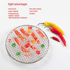 8.3" Round Cooling Rack Baking 304 Stainless Steel Versatile Steaming Grilling Fit Air Fryer,Cake Pan, Oven