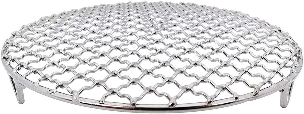 Versatile Round 304 Stainless Steel Cooling Rack Baking,Heat Resistant Rust Proof Sturdy Durable Dia 7"