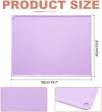 uxcell Silicone Pastry Mat, 19.7" x 15.8" Silicone Baking Mat with Measurements, Non-Stick Dough Rolling Mat for Making Pastry Cookies Bread Pizza Purple