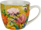 Pimpernel Martha's Choice 16 Oz Coffee Mug - Exotic Floral Tea Cup with Hospitality-Inspired Design - Microwave, Oven, Freezer, Dishwasher Safe - Porcelain Mug for Gift Giving & Daily Use