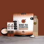 Boba Tea Hydration | Electrolyte Powder Drink Mix | Coconut Water | 1000mg Electrolytes, Vitamin C | 16 Stick Packets