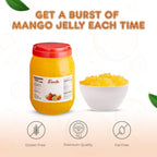 New Fanale Coconut Jelly Topping nata de coco for Boba Tea | Ice Cream | Yogurt | Smoothie | Milk Tea | Desserts Mango Star Shaped, 6.6 pound (Pack of 4) | JEL004-CS