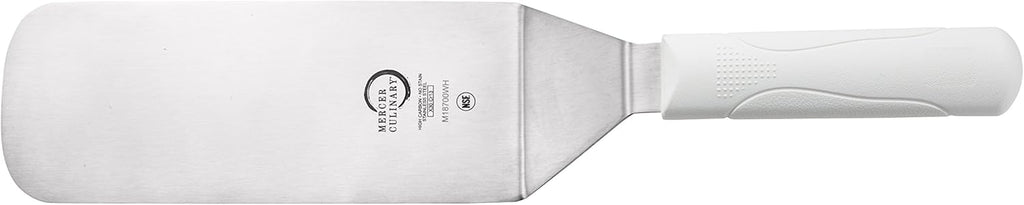 Mercer Culinary Millennia Turner Handle, 8 Inch x 3 Inch Blade, White Handle