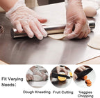 LandHope Large Cutting Board 304 Stainless Steel Cutting Board Metal Baking Mat Non Stick Thick Board Cutting Fruit Vegetable Meat Kneading Rolling Bread Pizza Biscuits Dough Sturdy Kitchen