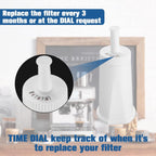 2 Pack Replacement Water Filter for Breville Espresso Machine Barista Touch Bes880, Barista Pro BES878, Oracle Touch BES990, Oracle BES980, Dual Boiler BES920 Bambino ClaroSwiss Sage by Funmit