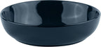 KooK Pasta Bowl, Salad Bowls, Soup, Serving Bowls, Ceramic, Large Capacity, Microwave & Dishwasher Safe, Set of 4, 40 Oz,(Navy Blue)