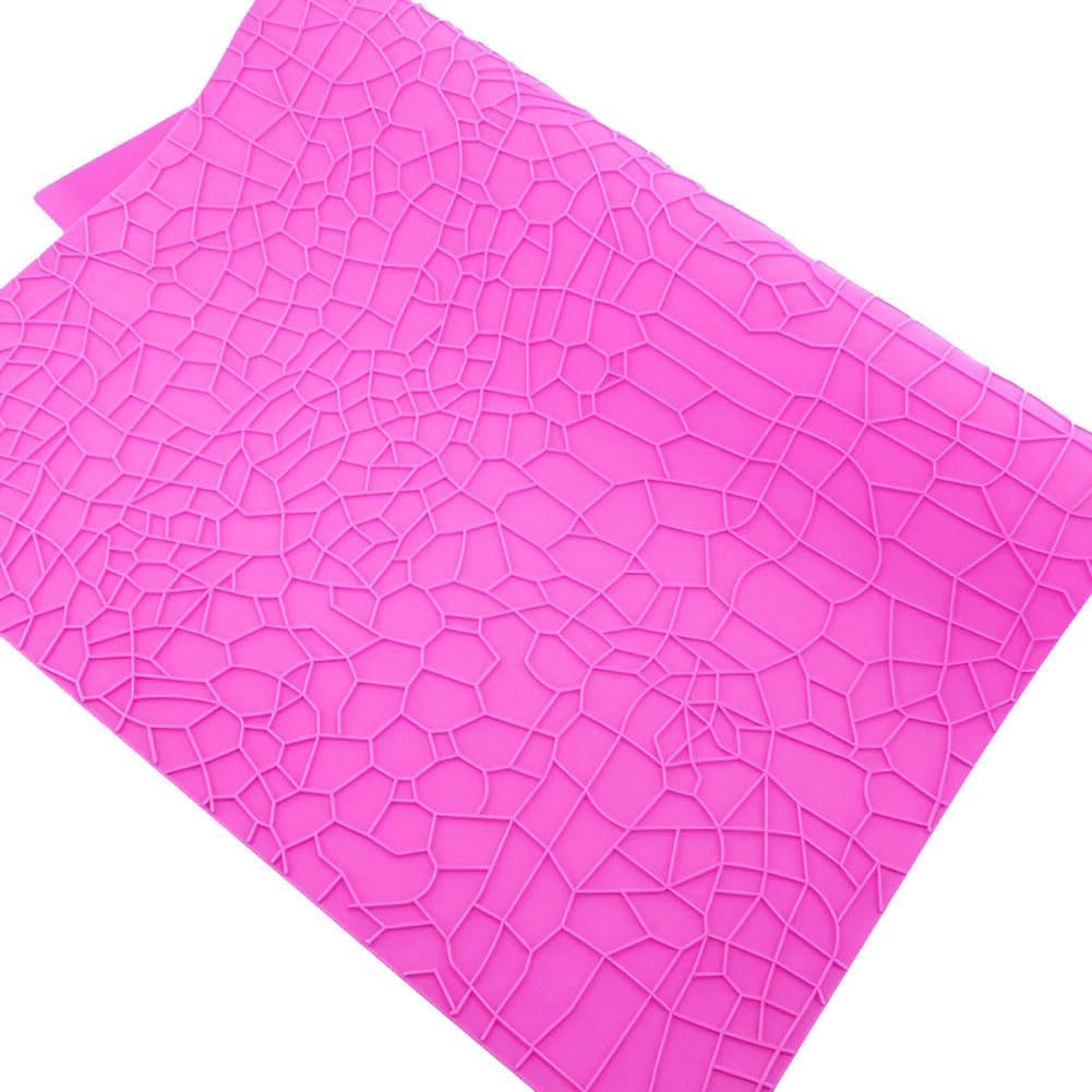 Embossing Lace Fondant Molds,Cake Fondant Impression Mat, Silicone Molds for Cake Decorating