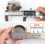 watchget 53mm Espresso Paper Filters - 500 Pcs Unbleached Coffee Filter Papers for Espresso Machine Puck Screen, Compatible with 54mm Portafilter Baskets, Replacement Paper Filters for Barista Tools