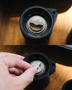 Normcore Manual Coffee Grinder V2 - Hand Coffee Grinder with Stainless Steel 38mm Contemporary Conical Burr - Adjustable Settings - For Aeropress, Espresso, Pour over, French Press