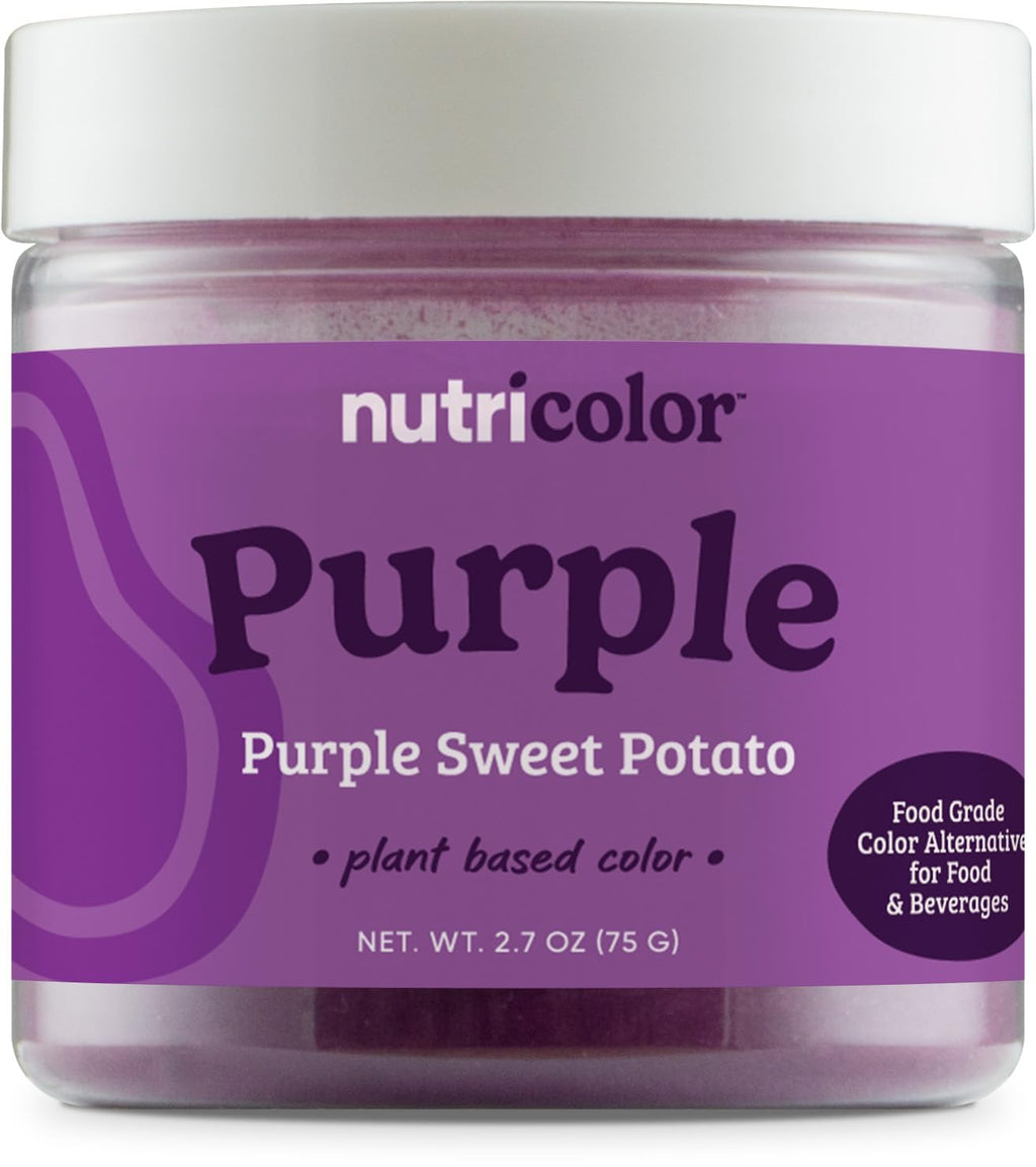 Nutricost Purple Plant Based Food Coloring From Purple Sweet Potato Powder (75 Servings) - Nutricolor Color Alternative For Food & Beverages