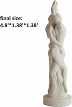 Couple Resin Mold Couple Portrait Silicone Wave Spiral Candle Mold - Silicone Resin Casting Molds for Candle & Resin & Soap Craft Supplies