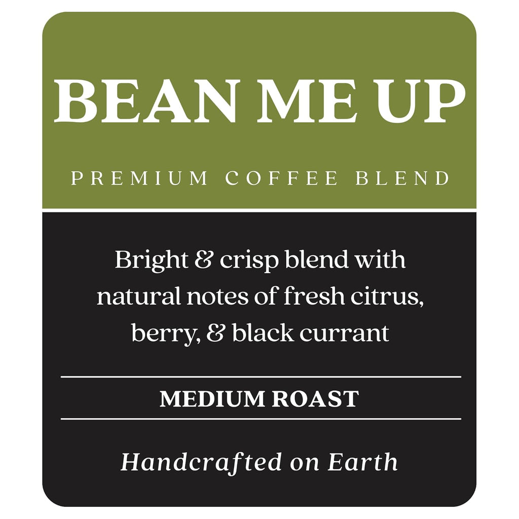 Copper Moon Single Serve Coffee Pods for Keurig K-Cup Brewers, Light Roast, Bean Me Up Blend, 72 Count