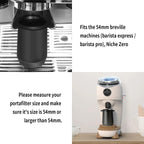 Portafilter Dosing Cup Espresso Coffee Accessrioes Compatible with 54mm Breville Portafilter and All 54mm Size Matte Black