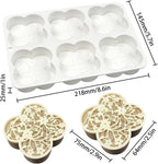 mostsom Four-Leaf Clover Shape Silicone Mold Cake Mould Cone Mousse Dessert Decorating Tools Kitchen Accessories (L_ Four-Leaf Clover)