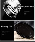 17 oz Car Logo Black Frosted Travel Mugs & Tumblers Vacuum Insulated Stainless Steel Thermal Bottle Fashion Business Thermal Cup for Hot or Cold Drink Coffee Or Tea (fit Mazda)