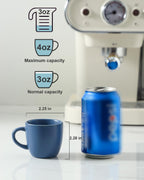 Hasense Ceramic 3 OZ Espresso Cups, Porcelain Espresso Demitasse Cups Set of 4 for Double shot, Lungo and Ristretto, Tiny Italian Expresso Shot Coffee Mugs for Home and Office, Colorful