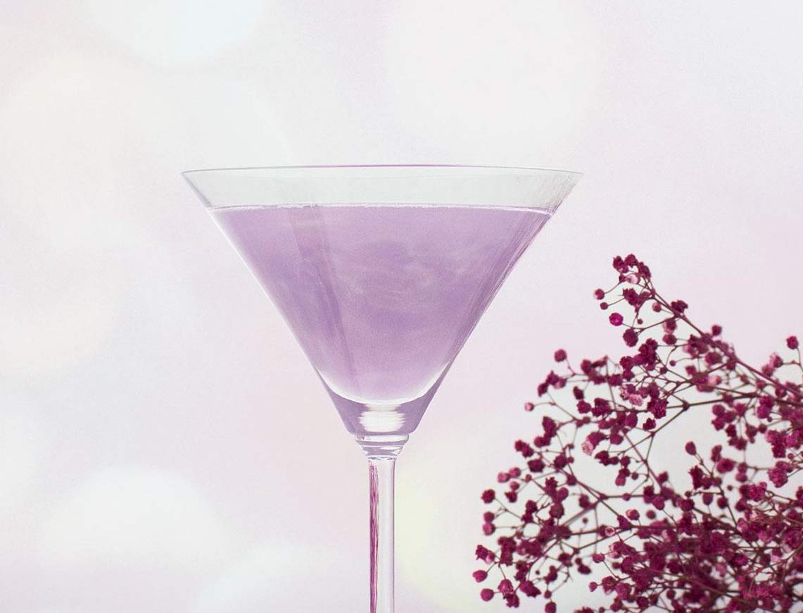 Brew Glitter - Light Purple (45g Shaker 1x Jar) | Color Changing Edible Glitter for Drinks, Cocktails, Beer, Garnish & Beverages