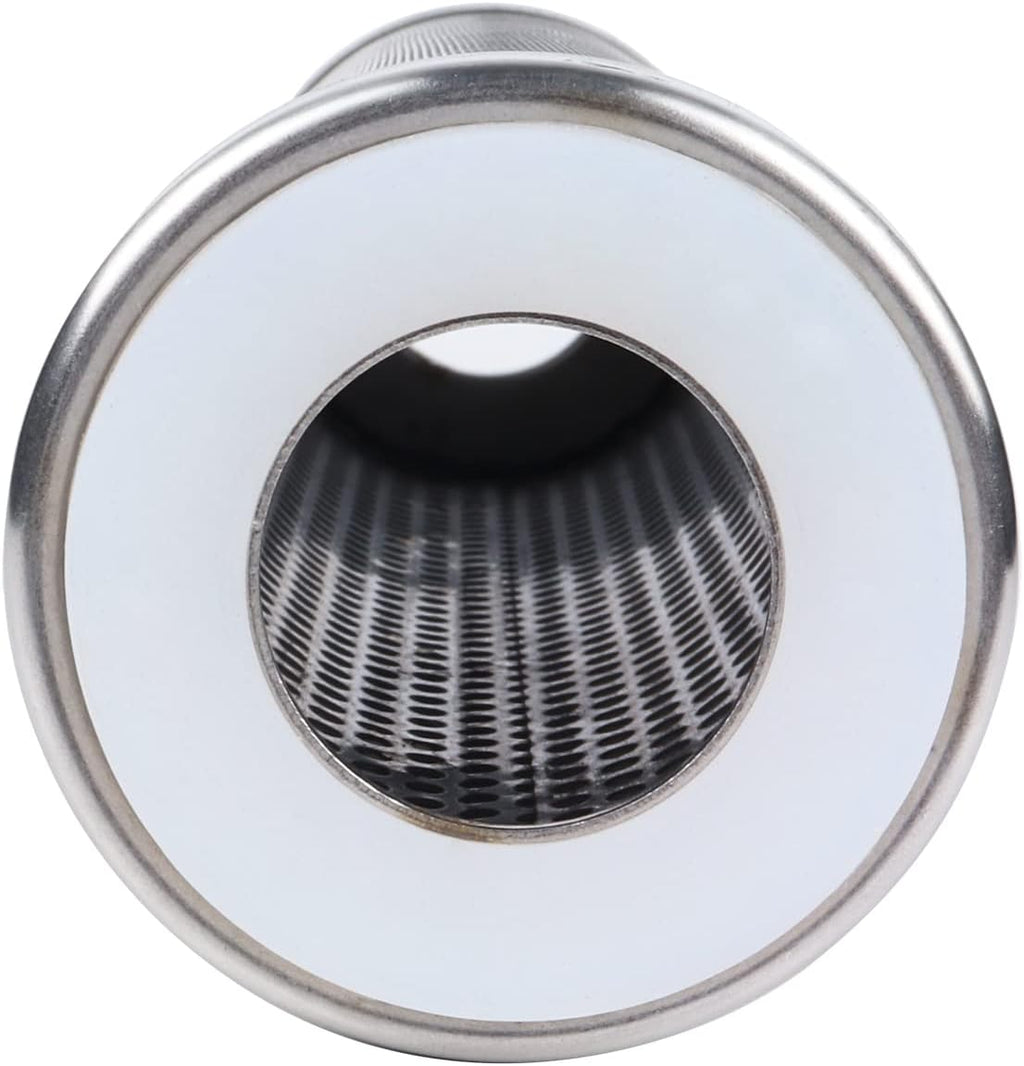 Amwater Stainless Steel Cleanable Wire Mesh Filter Cartridge 10”Length,2.5"OD(100 Micron)