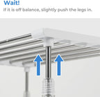 carrotez 2 Pack Expandable Cabinet Organizer, Set of 1 Width & Height-Adjustable Kitchen Cabinet Organizer Shelf, Stackable Kitchen Counter Shelf, 11.8~19.6 x 7.8 x 5.9~9" White