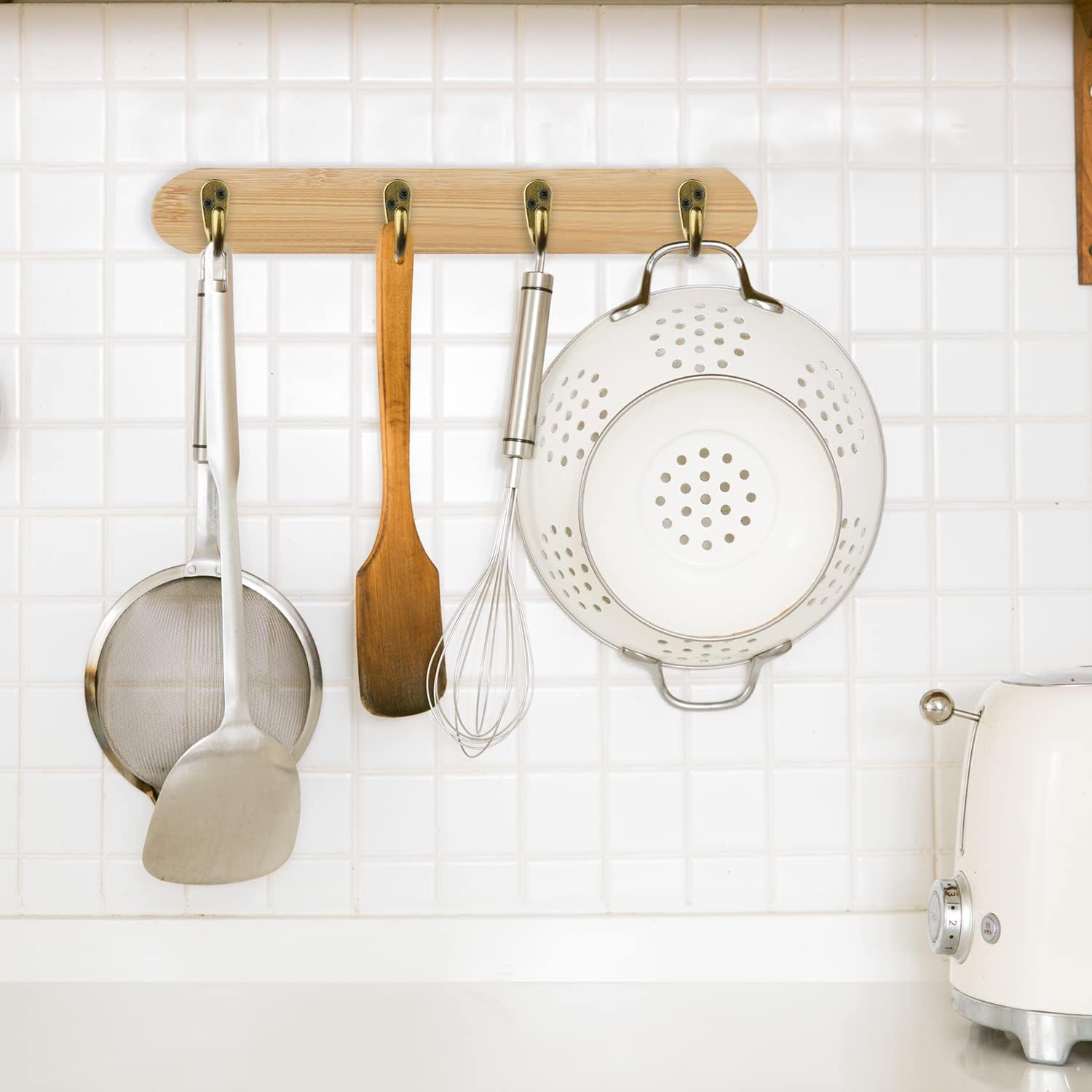 IBosins 15PCS Coat Hooks Wall Mounted Single Prong Robe Hook for Hanging Towel Hooks with 30 Screws for Bags, Hat, Cap, Scarf, Cup