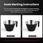 MHW-3BOMBER Espresso Measuring Cup 2 Pack Double Shot Espresso Cups Stainless Steel Coffee Bean Dosing Cup Espresso Machine Accessories (Matte Black) G6197B-OS