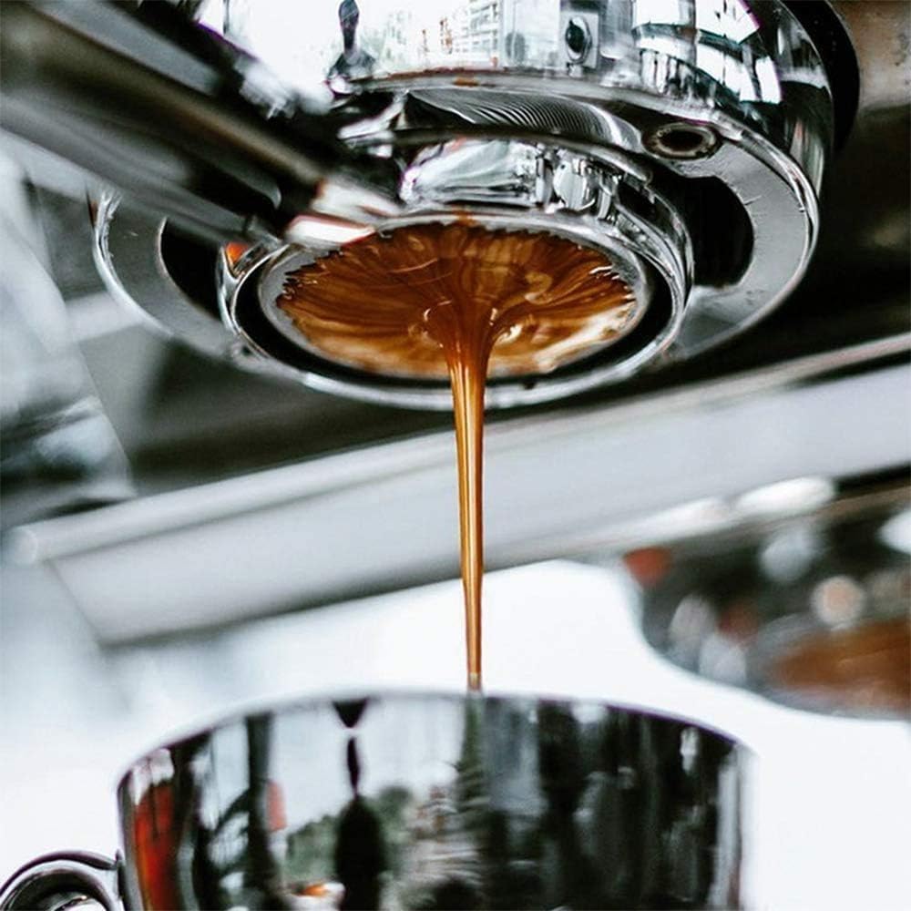 51mm 3 Ears Bottomless Portafilter for Delonghi Dedica EC680/EC685/EC785/EC820/EC850/EC860 SMEG Espresso Coffee Machine, Stainless Steel Basket Included ABS Handle Black