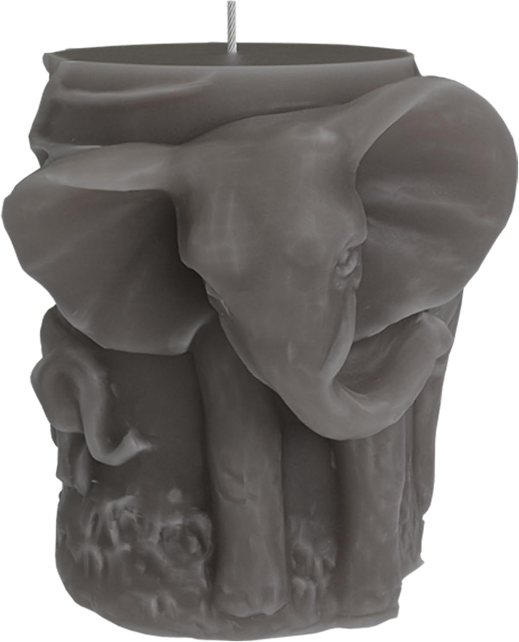 Elephant Cylinder Animal Resin Casting Silicone Mold for Home Decor & Candle Making Wave Spiral Mold