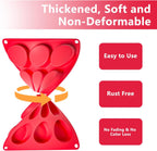 2 Inch Round MuffinPan,3 Pcs 12 Cups Egg Bites Silicone Mold,Cupcake Pan Molds For Baking English Muffins and Egg Bites,Cookies,Whoopie Pies,Mini Cakes,Biscuits,Buns