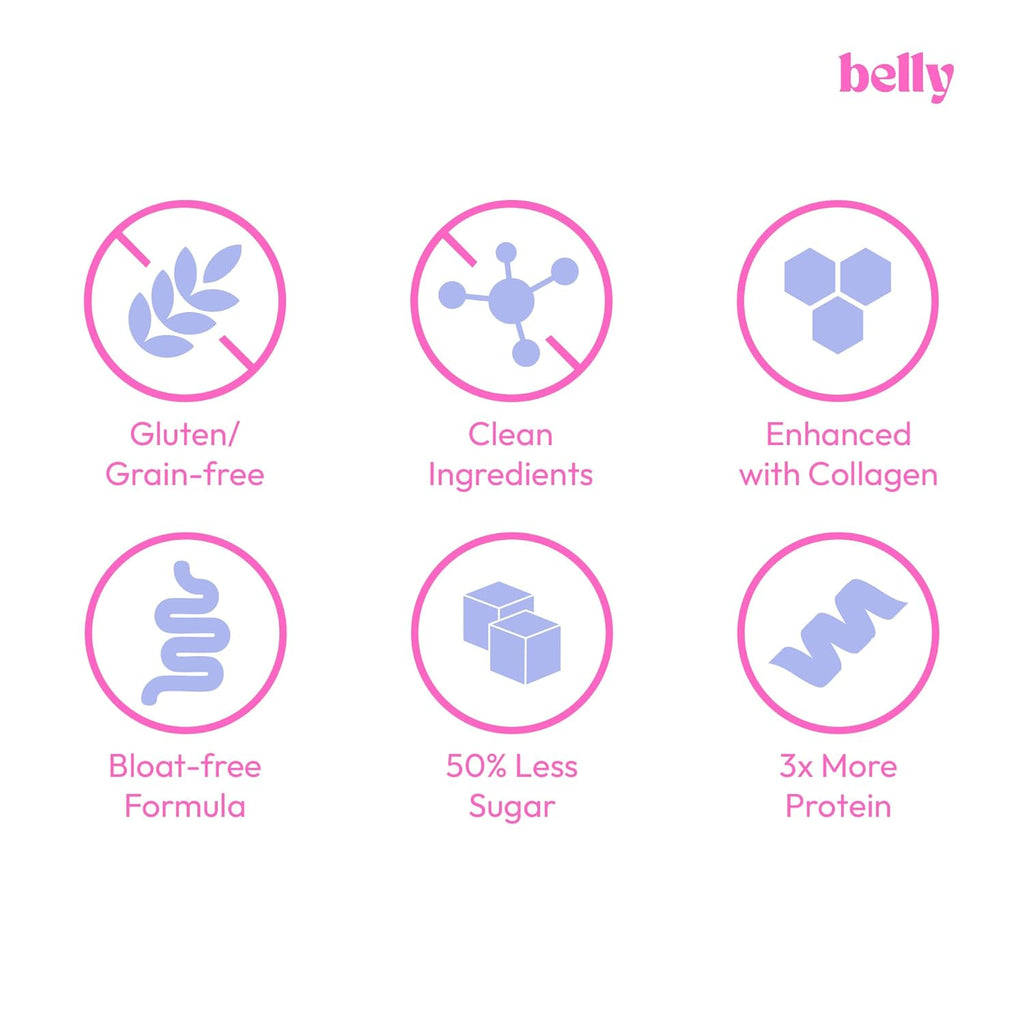 Belly Gluten-Free Collagen Variety Pack | High-Protein Brownies, Cookies, Banana & Pancakes | Grain-Free Dairy-Free Nut-Free | Healthy Sancks For Adults & Kids | Women-Owned Business | Variety Pack