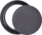 9 Inch Fluted Tart Pan Fruit Pie Pans With Removable Base Nonstick Coating Tarts Molds for Baking Supply For Pizza Tartlet Cake Quiche