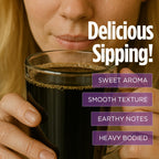 VitaCup Focus Mushroom Coffee Grounds, Vanilla Flavored Coffee with Lions Mane, Chaga, B Vitamins, D3, Boost Focus, Immunity, Memory & Clarity, Medium Dark Roast, 100% Arabica Specialty, 4 bags, 10oz each